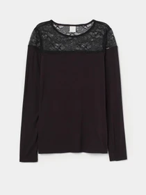 Худи и свитшоты H&M модель 7994270log_Черный Фото