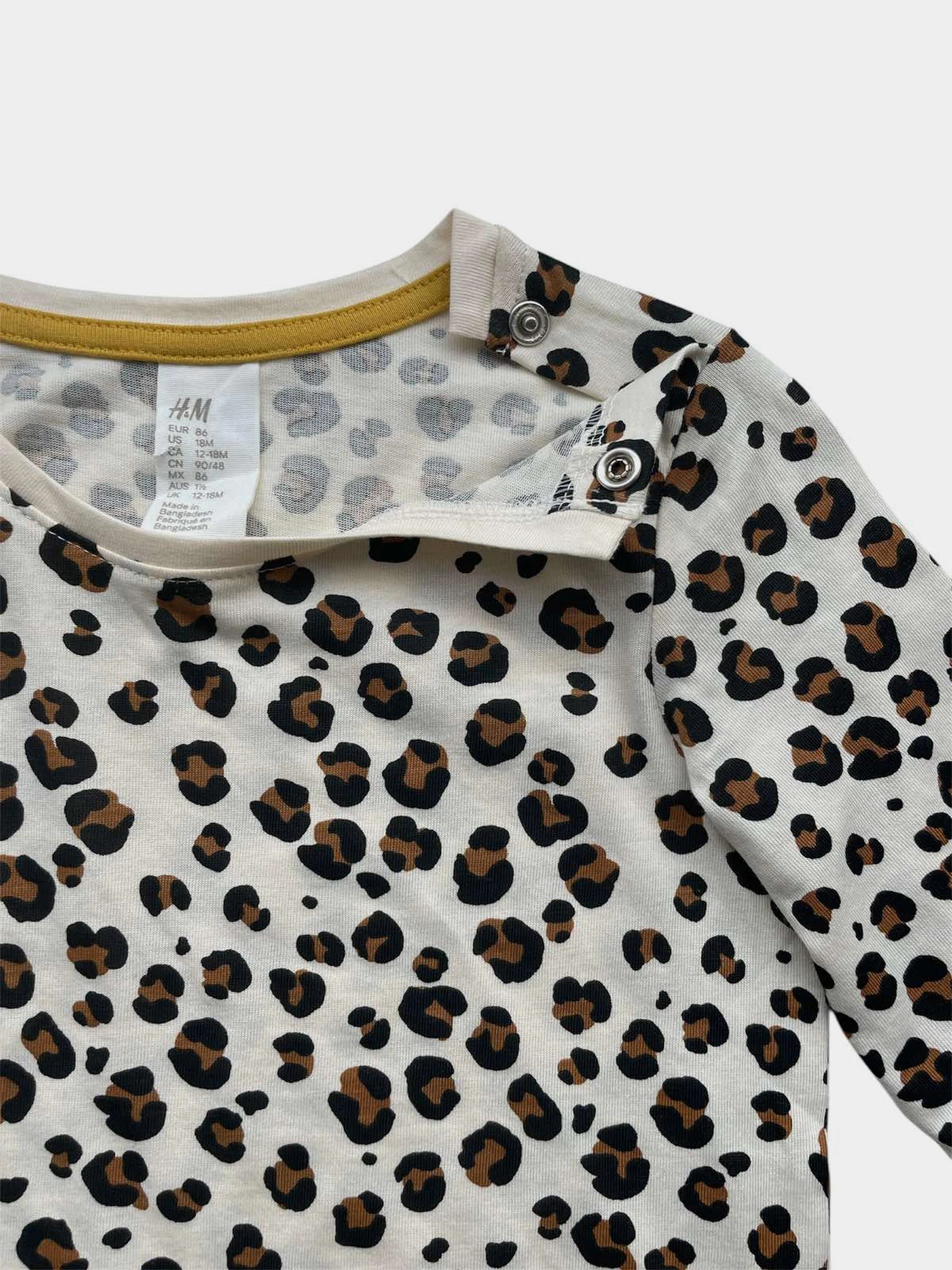 Худи и свитшоты H&M модель 8758982kwer_Бело-коричневый Фото