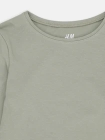 Худи и свитшоты H&M модель 5751567ral_Оливковый Фото