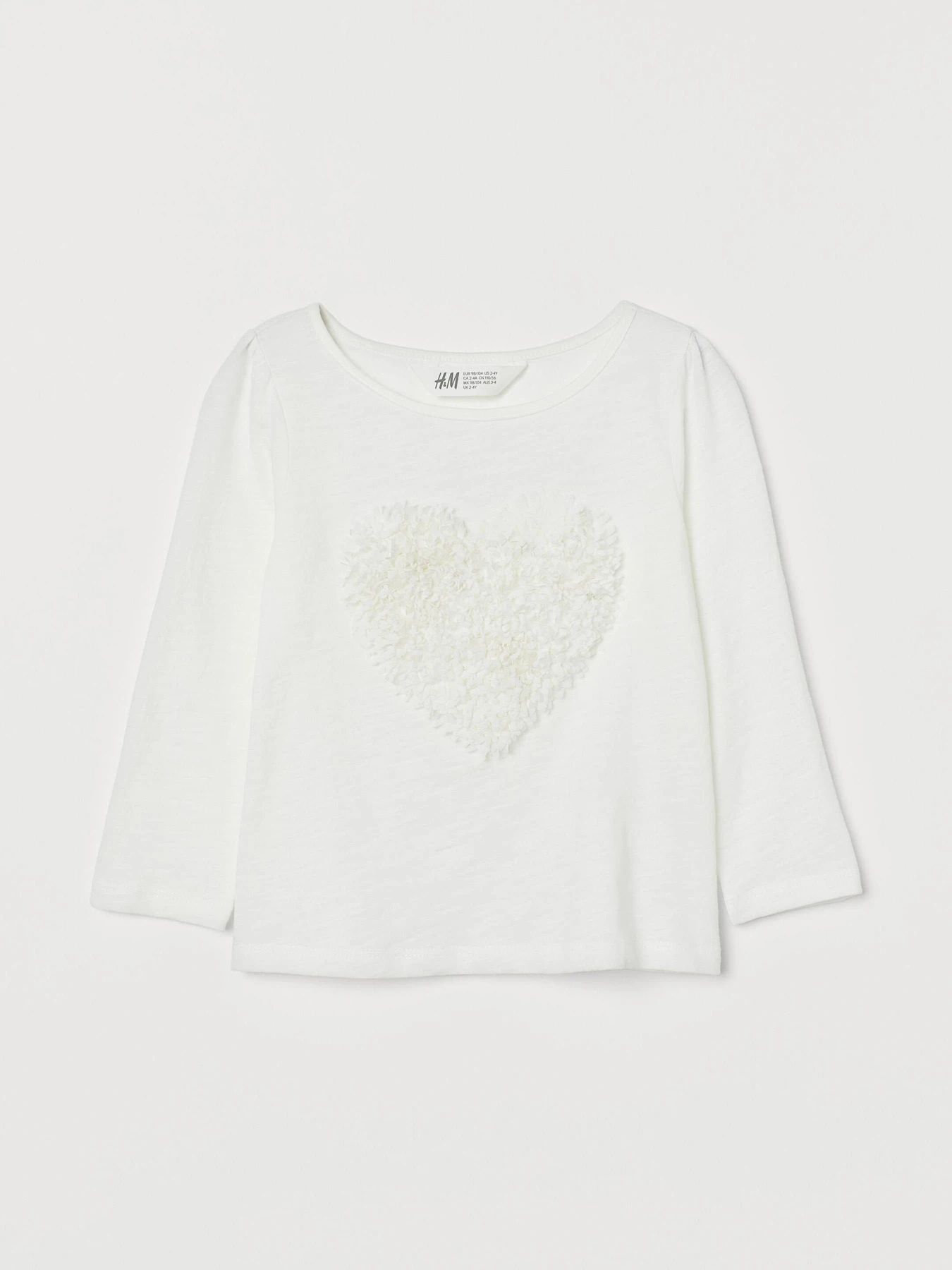 Худі та світшоти H&M модель 2525881kwer_Белый Фото