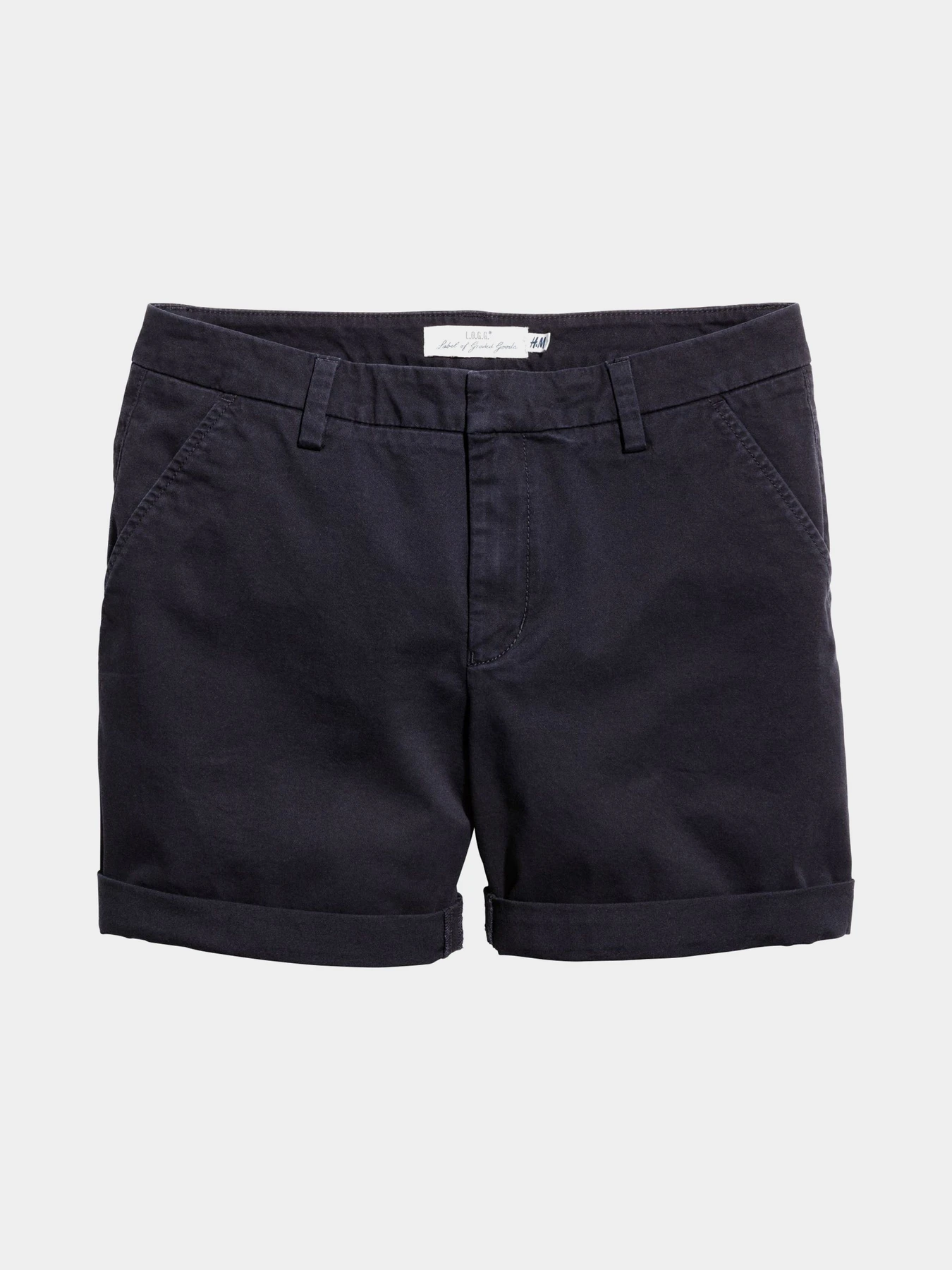 Шорты H&M модель 4775765RP12_Темно-синий Фото