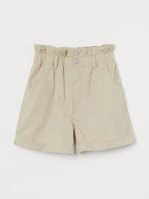 Шорти H&M модель 8591051wer_Бежевый Фото