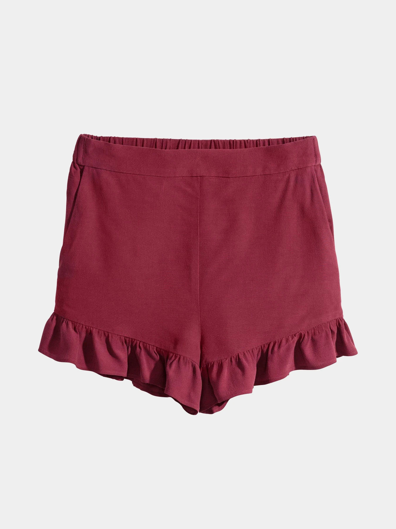 Шорти H&M модель 5124935RP12_бордовый Фото