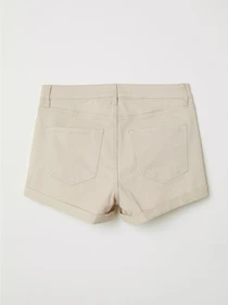 Шорты H&M модель 6035828log_Светло-бежевый Фото