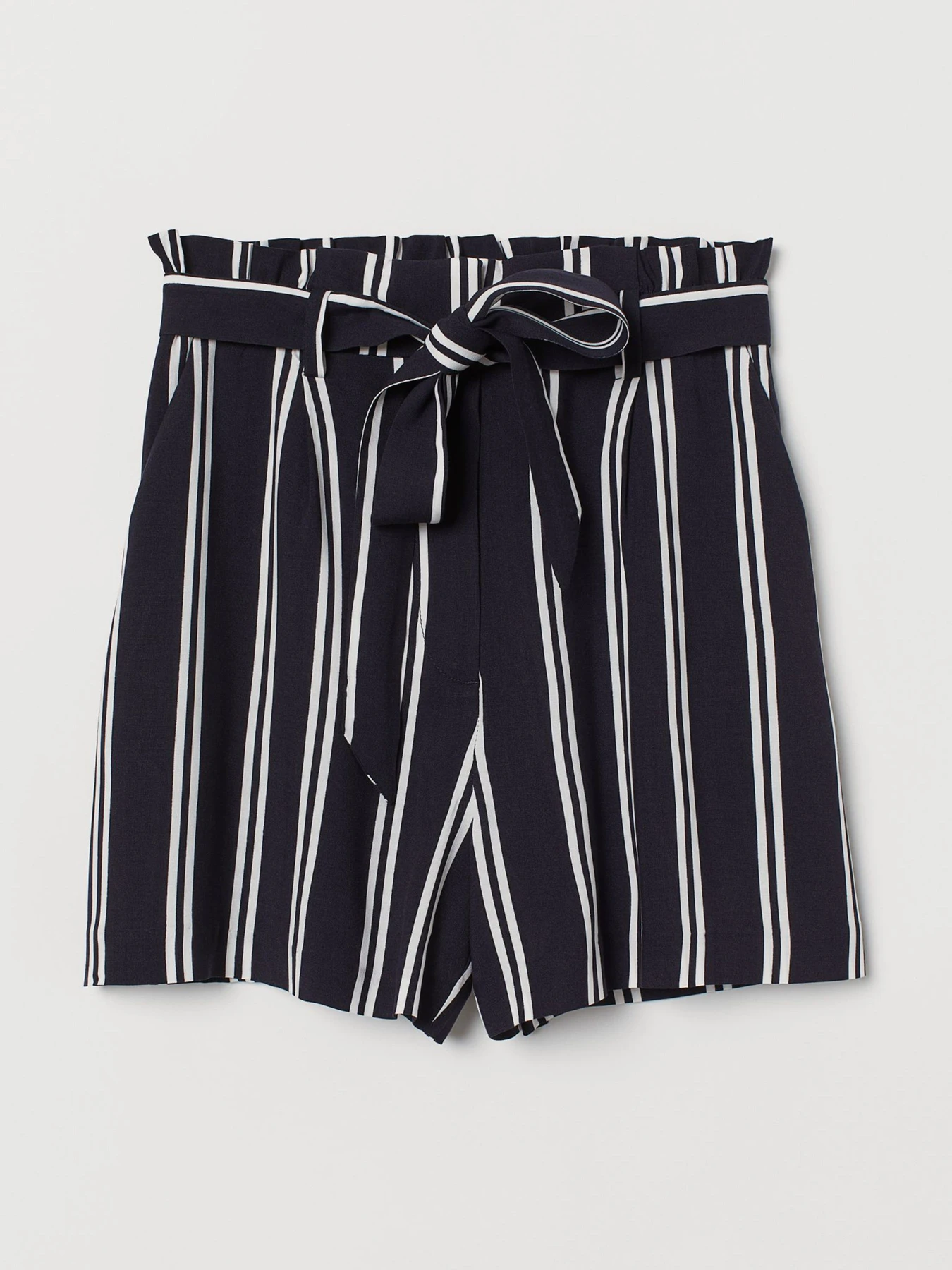Шорти H&M модель 6567639RP7_темно-синий в полоску Фото