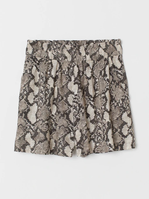 Шорты H&M модель 7355509bar_Бежевый Фото