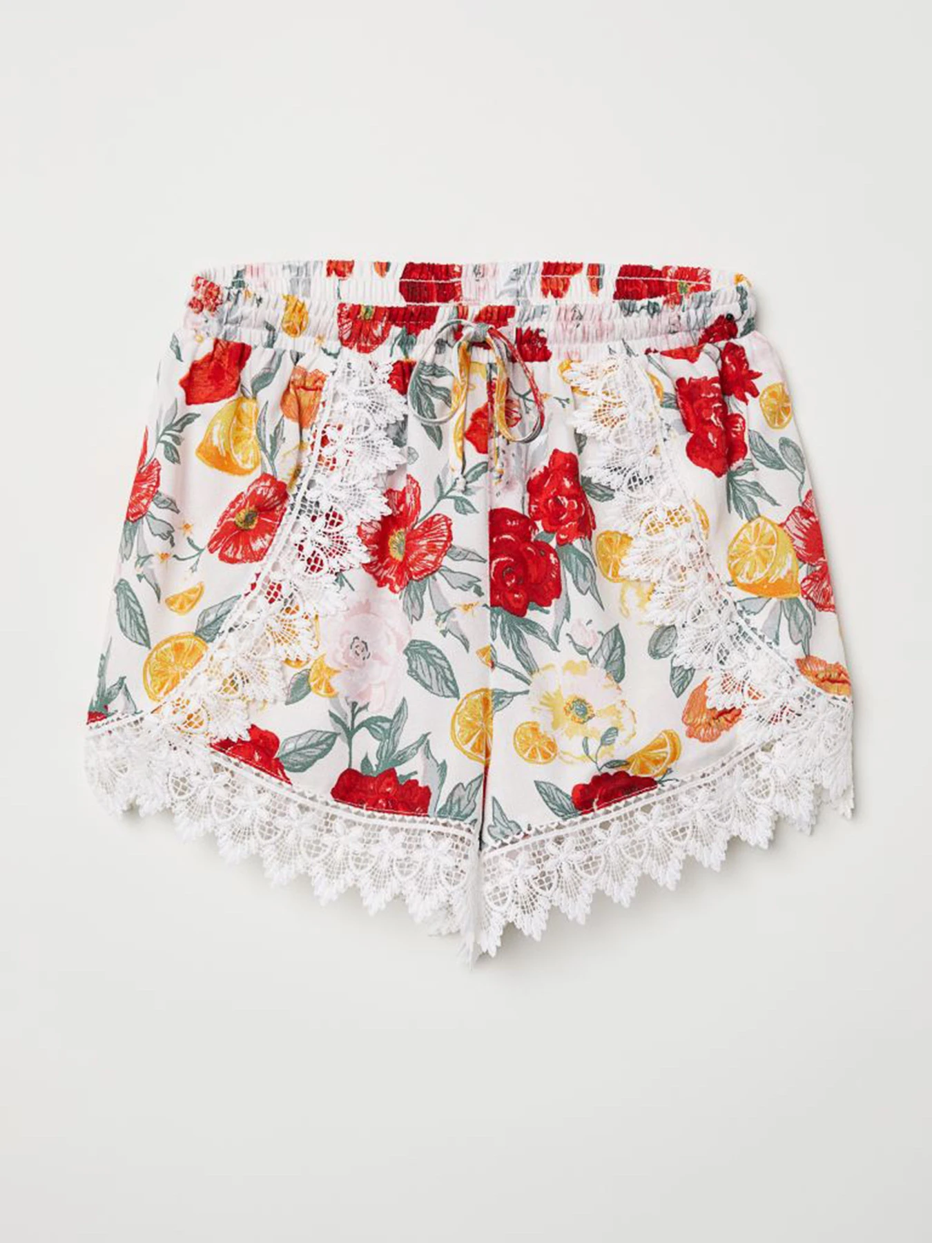 Шорты H&M модель 6406648dlog_Комбинированный Фото