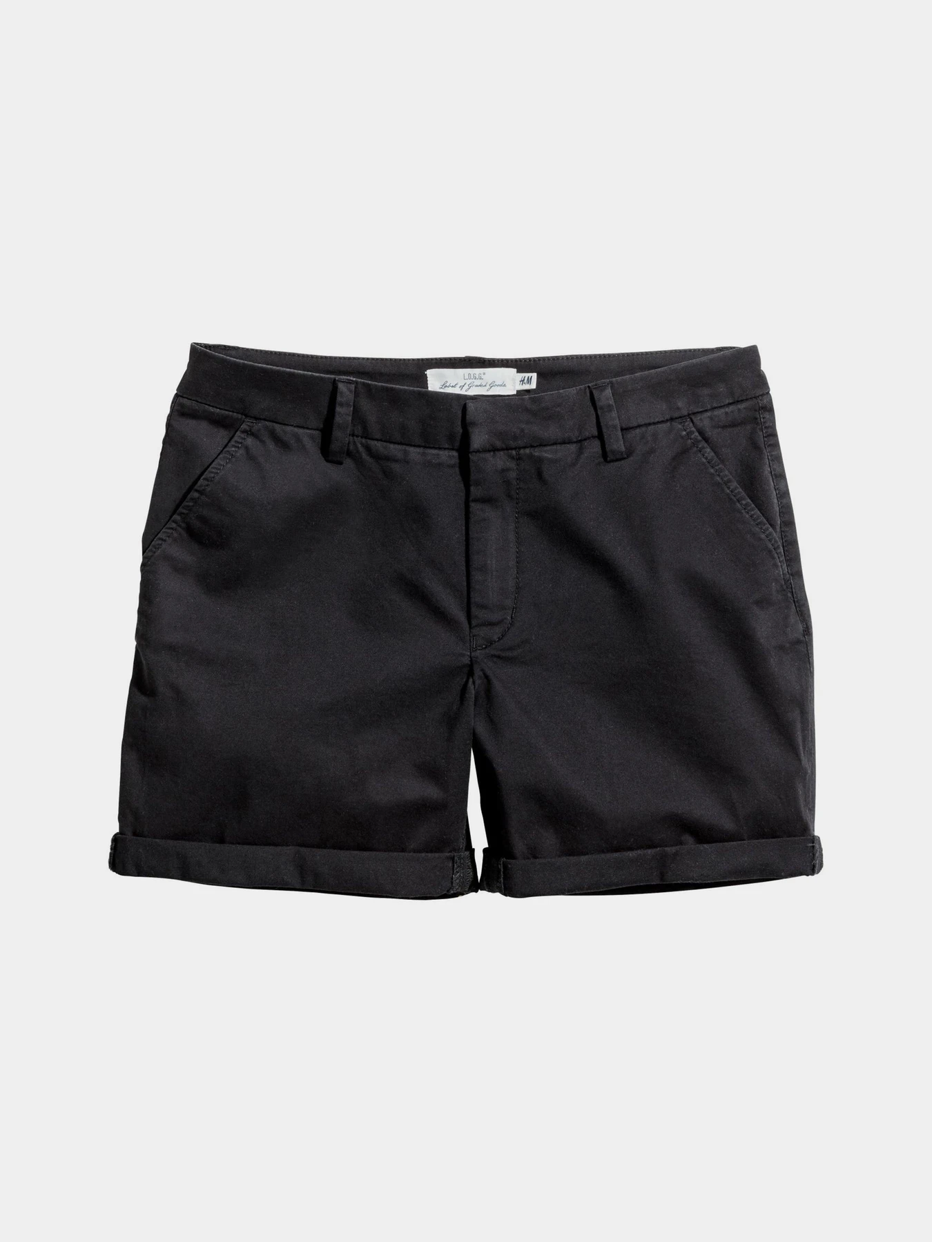 Шорты H&M модель 4775766dlog_Черный Фото
