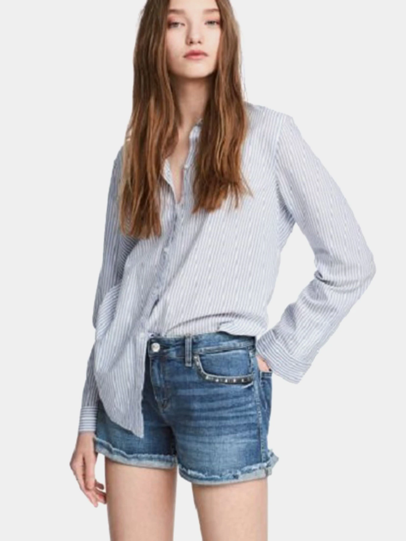 Шорты H&M модель 5319316dlog_Синий Фото