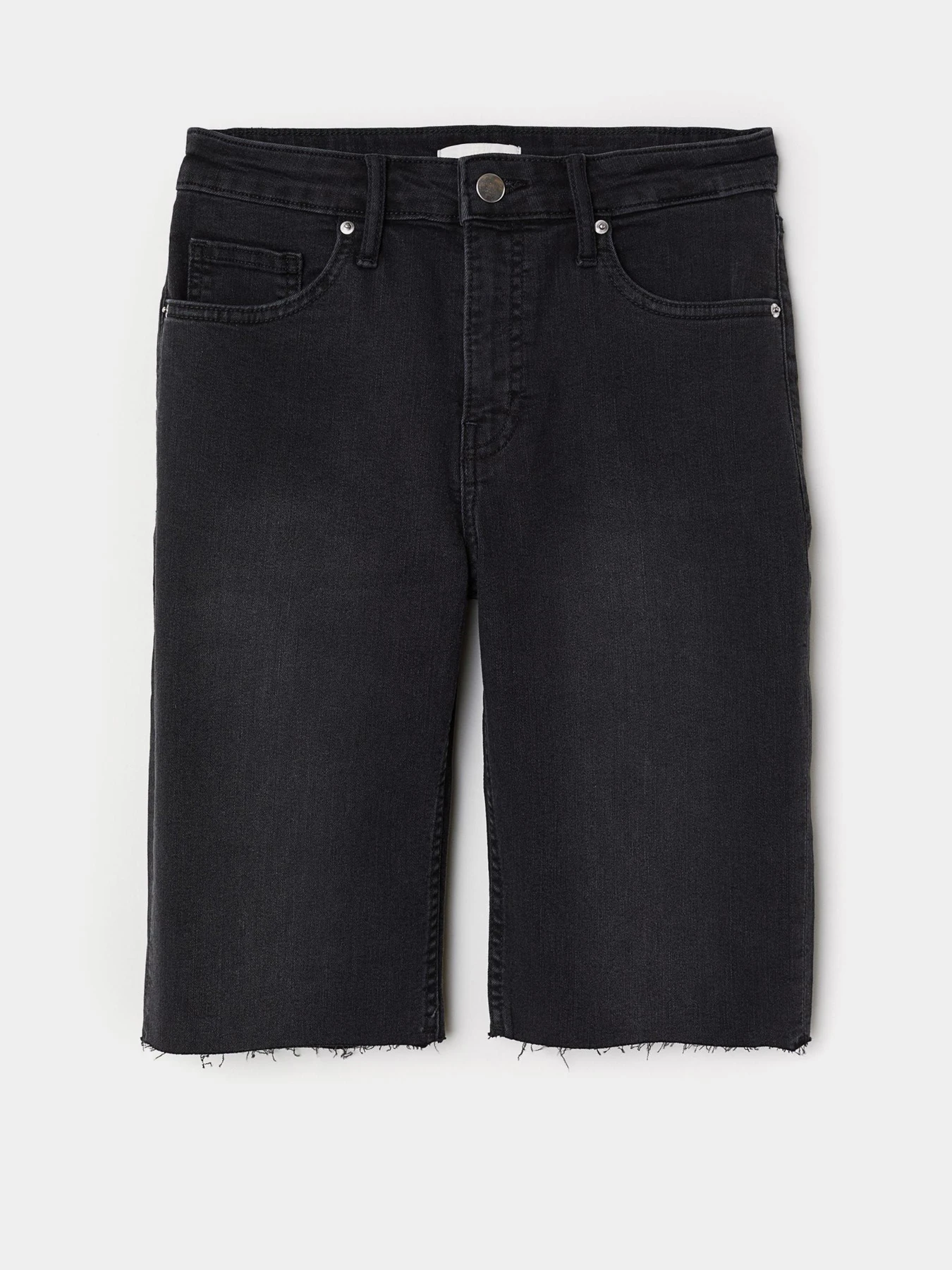 Шорти H&M модель 6131477dlog_Черный вымытый Фото