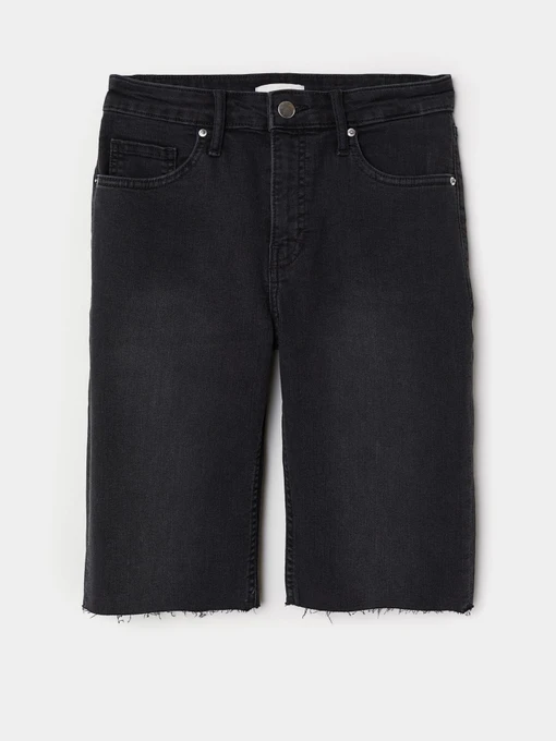 Шорти H&M модель 6131477dlog_Черный вымытый Фото