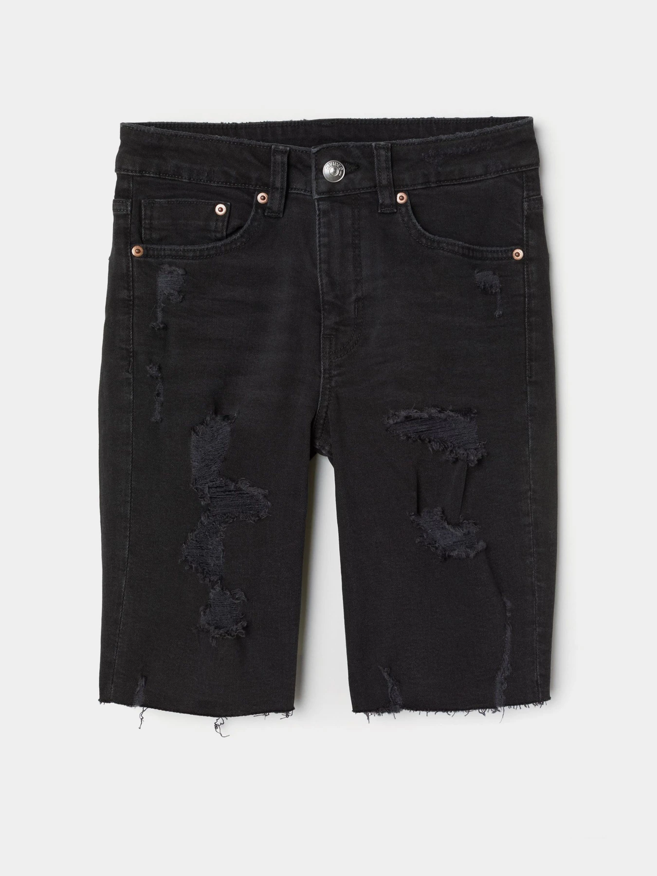 Шорти H&M модель 5956867dlog_Черный вымытый Фото
