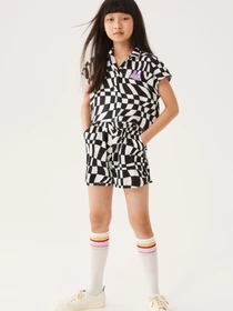 Шорти H&M модель 1044842arl_Черно-белый Фото