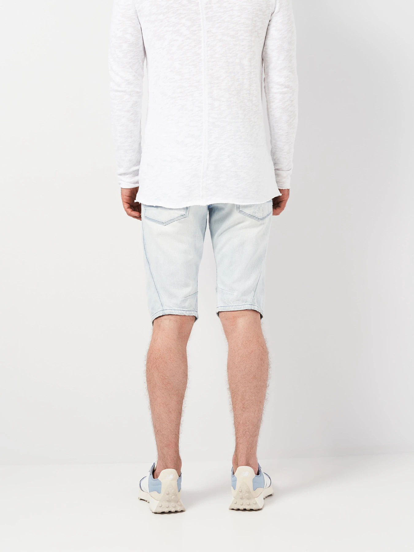 Шорты H&M модель 1002015arl_Светло-голубой Фото