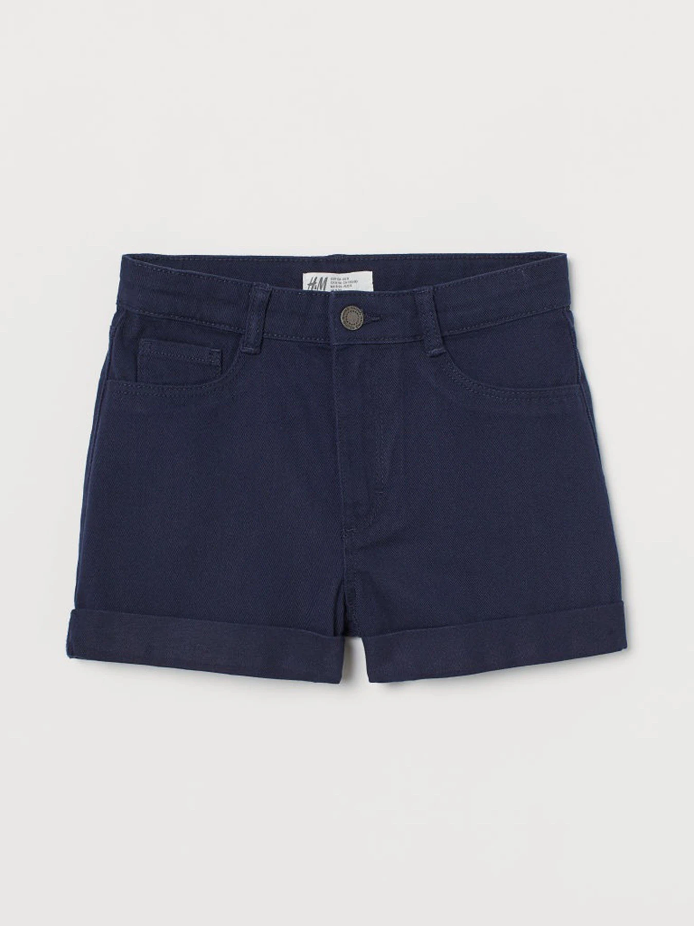 Шорты H&M модель 9240433kwer_Темно-синий Фото