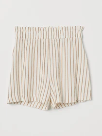Шорты H&M модель 7204739wer_Молочный Фото