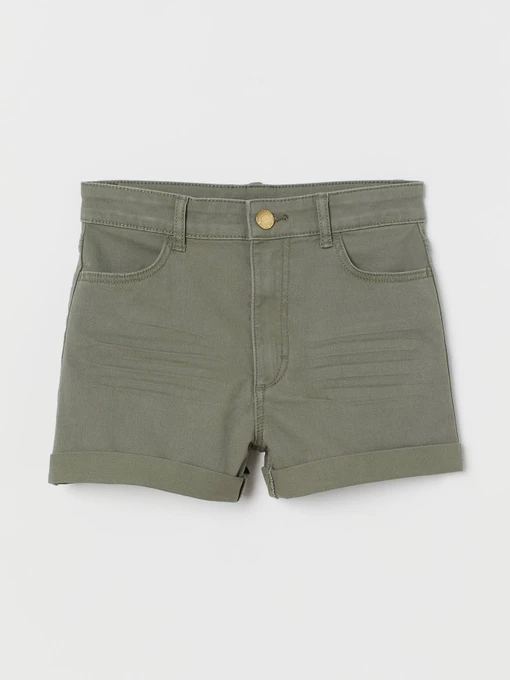 Шорты H&M модель 7967851kwer_Хаки Фото