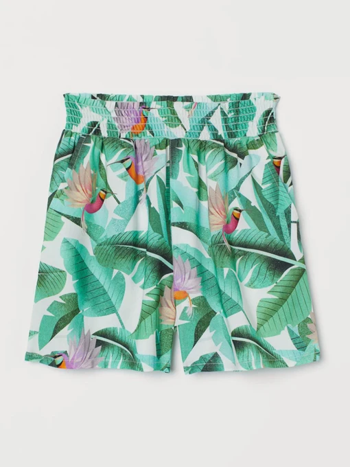 Шорты H&M модель 9704103kwer_Зеленый Фото