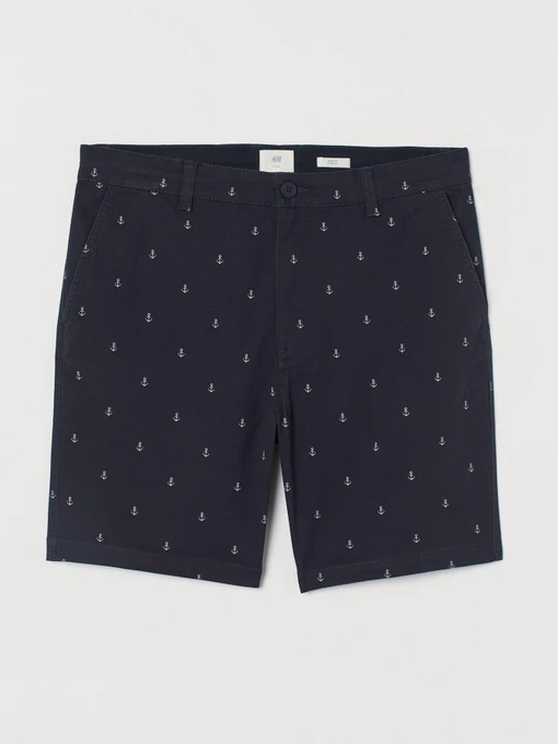 Шорты H&M модель 8492141wer_Темно-синий Фото