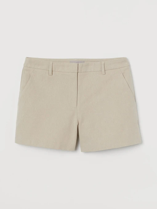 Шорты H&M модель 9703653wer_Светло-бежевый Фото