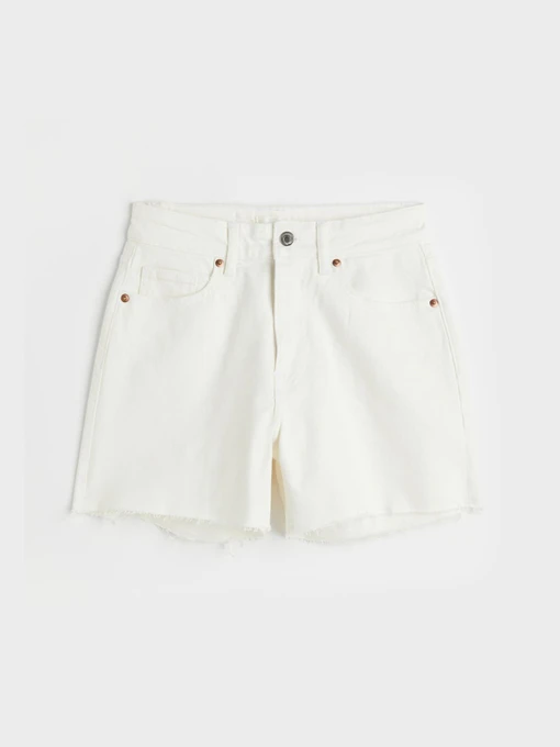 Шорты H&M модель 8650733wer_Молочный Фото