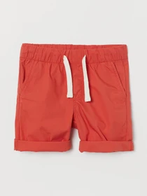 Шорти H&M модель 8019041kwer_Коралловый Фото