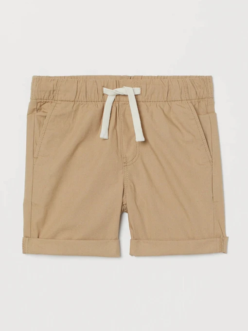 Шорты H&M модель 9421475kwer_Бежевый Фото