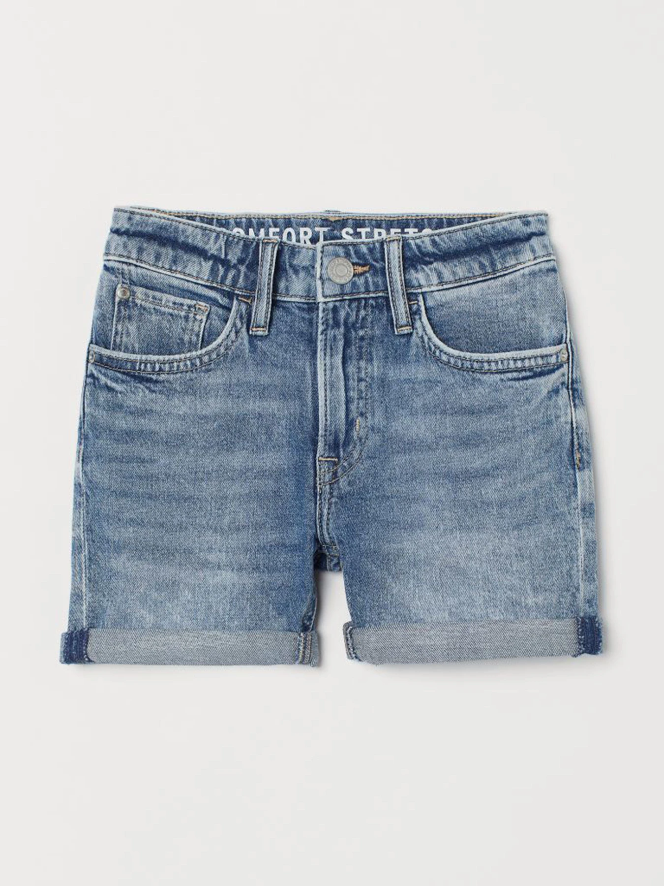 Шорти H&M модель 8330063arl_Синий вымытый Фото