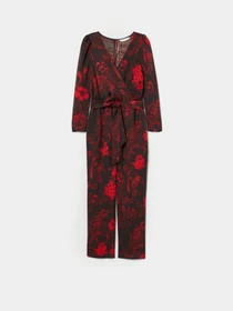 Комбінезони H&M модель 7960460sm_черный красные цветы Фото