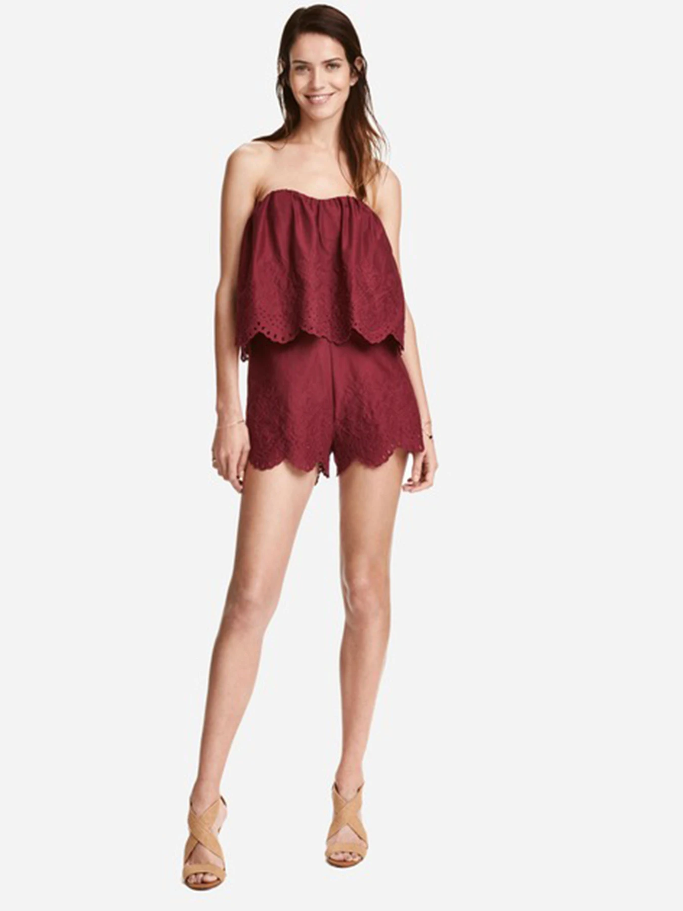 Комбинезоны H&M модель 4052094wer_Бордовый Фото