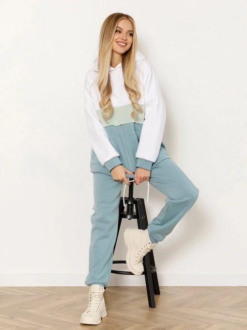 Костюмы ISSA Plus модель SA-357_green Фото