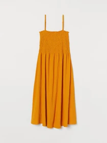 Платья H&M модель 856310wer_Горчичный Фото