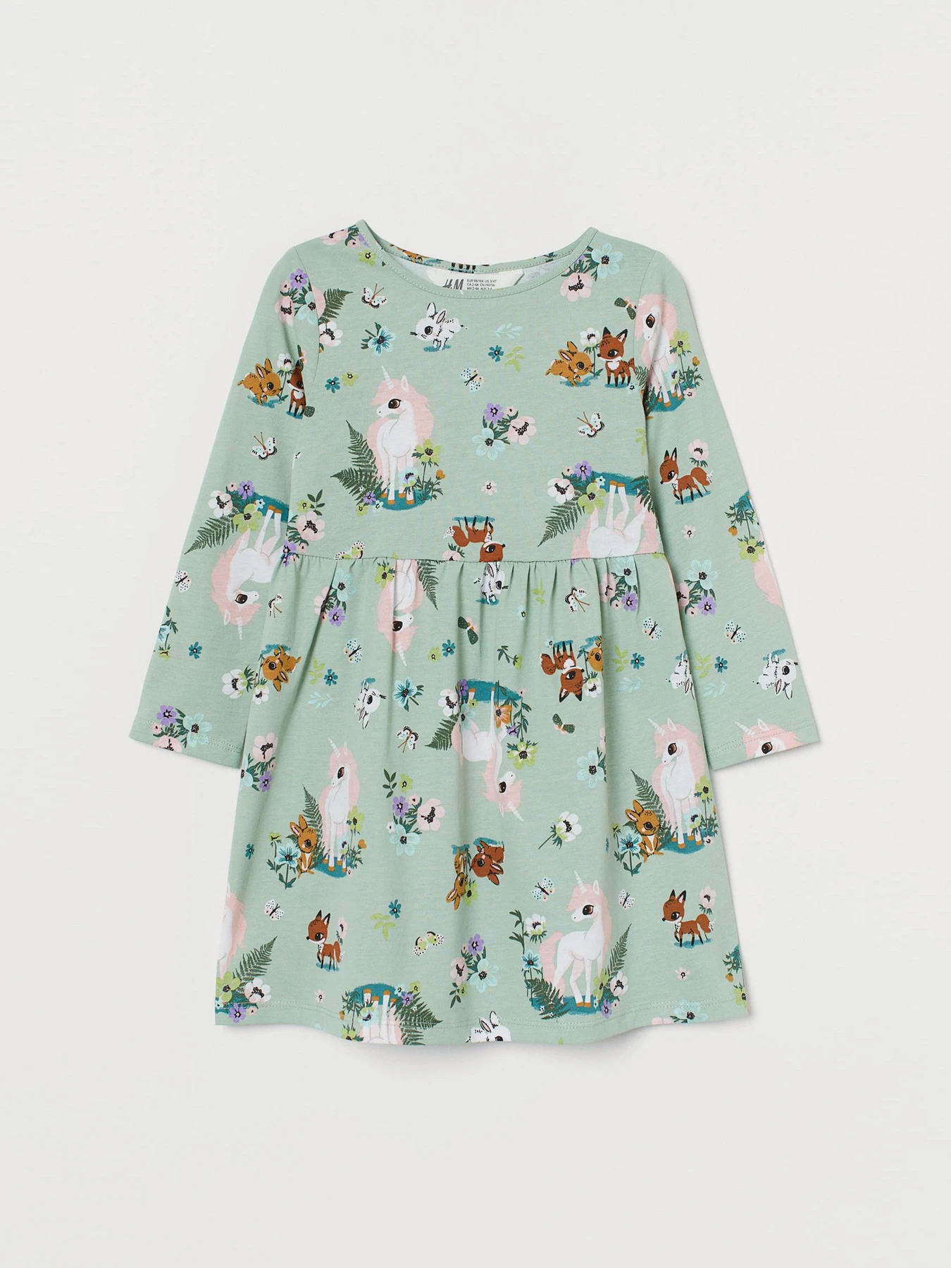 Платья H&M модель 9290763arl_Светло-зеленый Фото