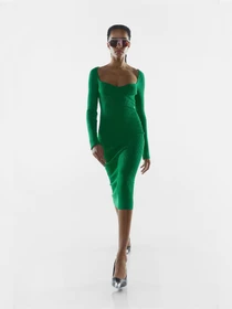 Платья H&M модель 3001165wer_Зеленый Фото