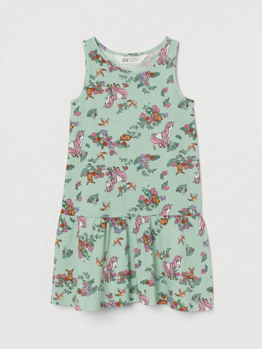 Платья H&M модель 8705304ral_Светло-зеленый Фото