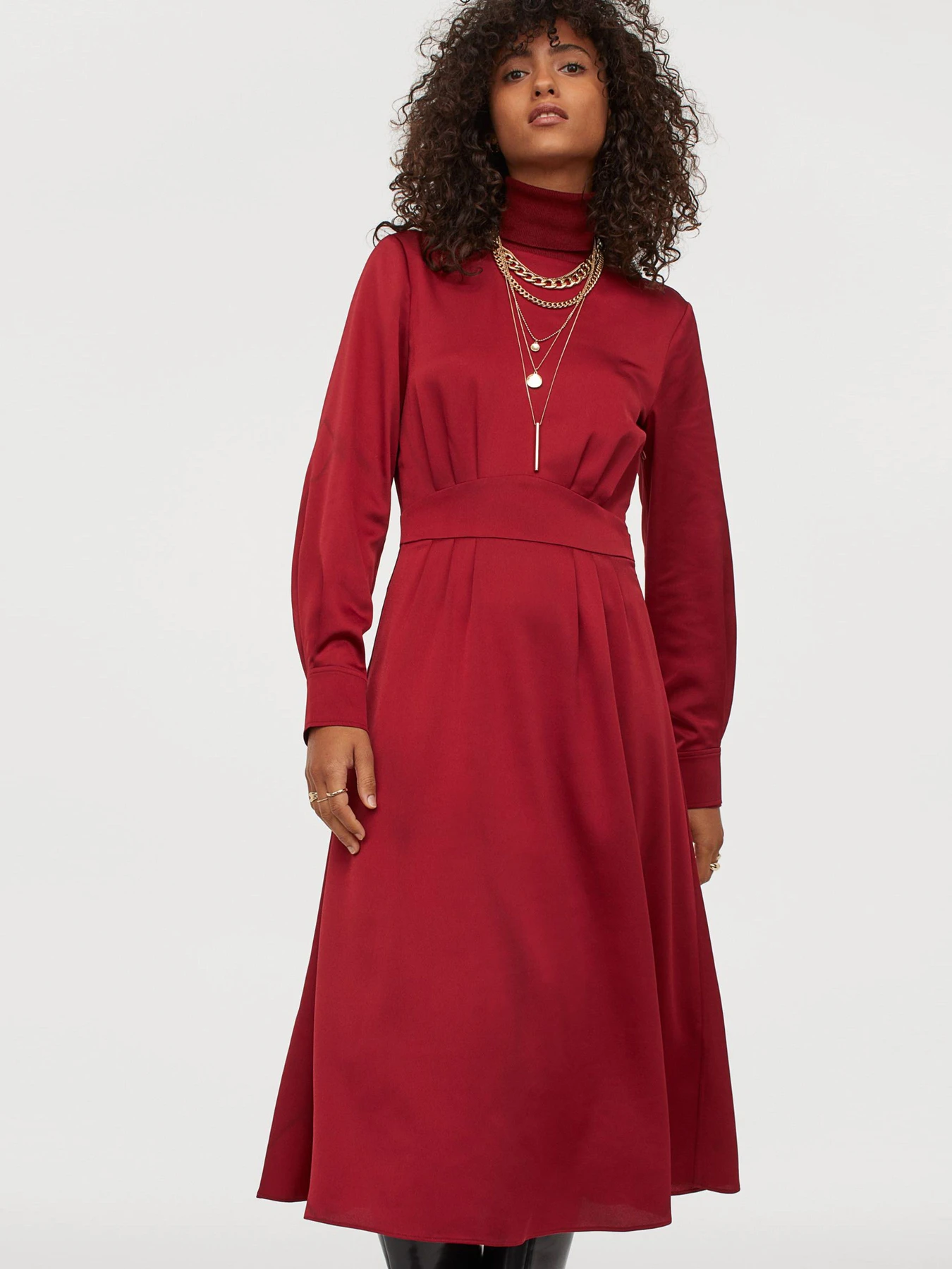 Сукні H&M модель 9047522wer_Бордовый Фото