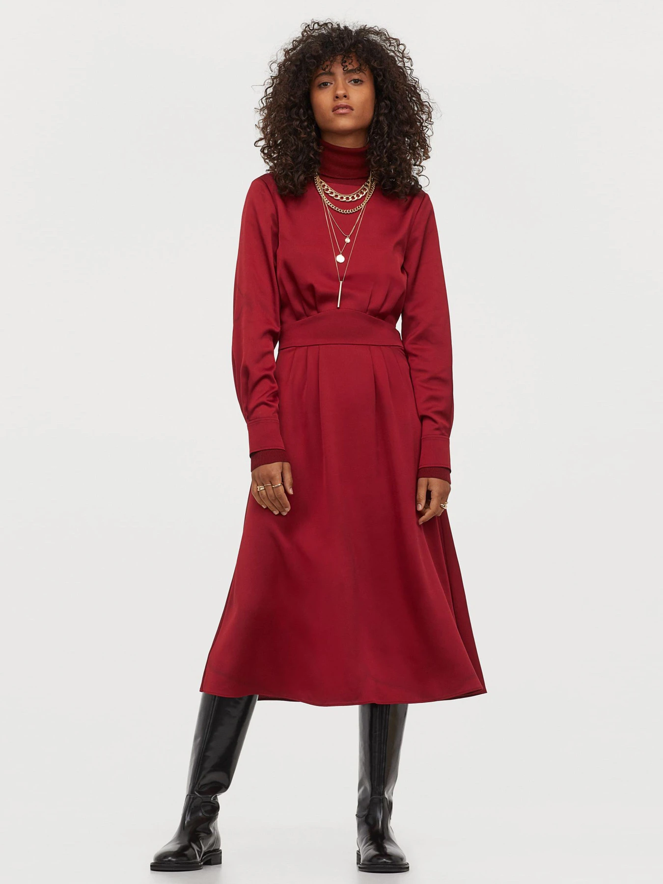 Сукні H&M модель 9047522wer_Бордовый Фото
