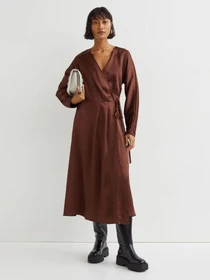 Платья H&M модель 10126940wer_Коричневый Фото