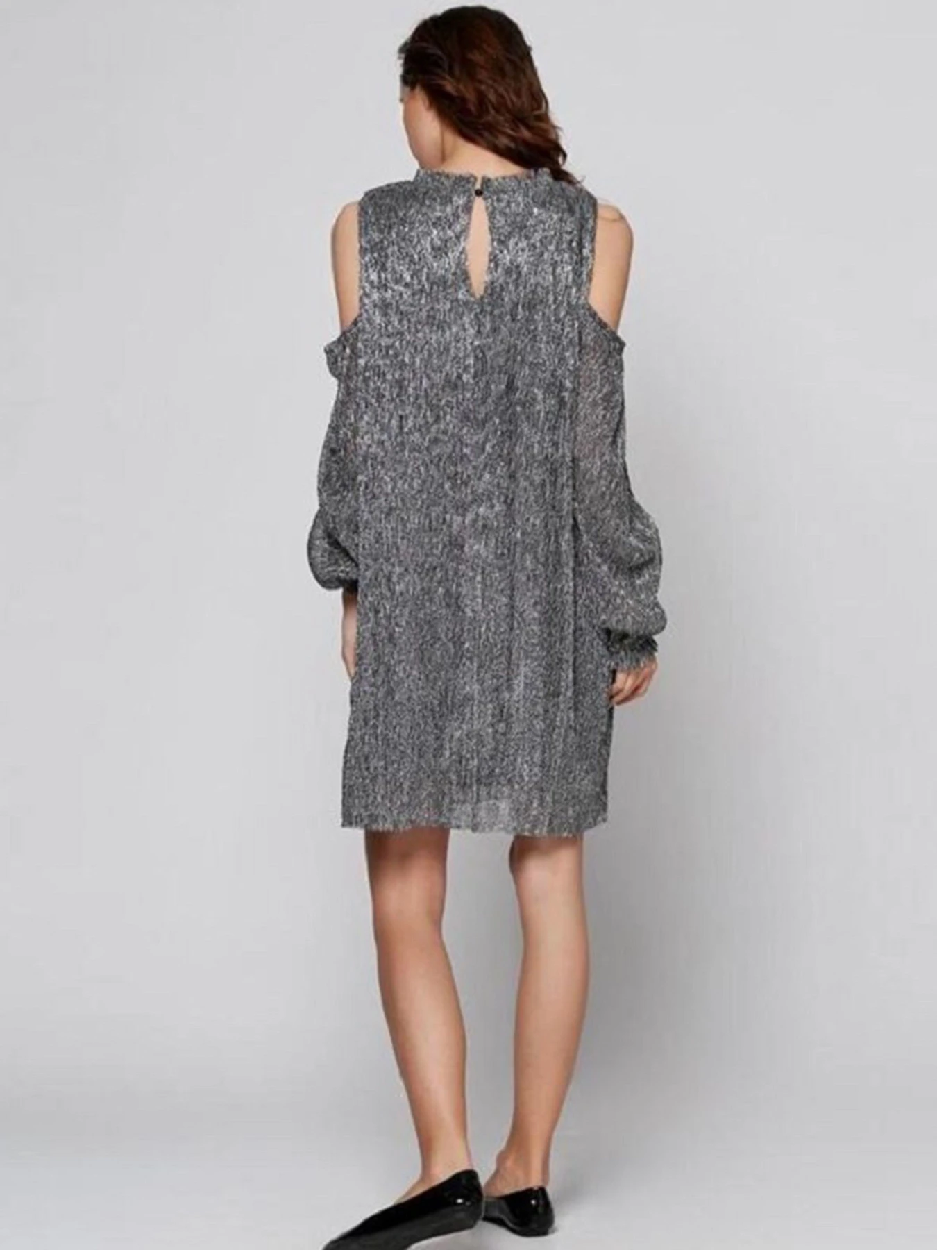 Платья H&M модель 6958143wer_Серебристый Фото