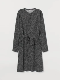 Платья H&M модель 8222031wer_Черно-белый в горошек Фото