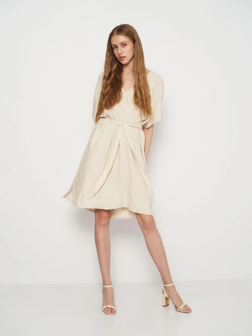Платья H&M модель 10602155wer_Светло-бежевый Фото
