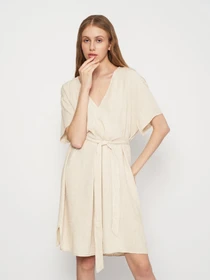 Платья H&M модель 10602155wer_Светло-бежевый Фото