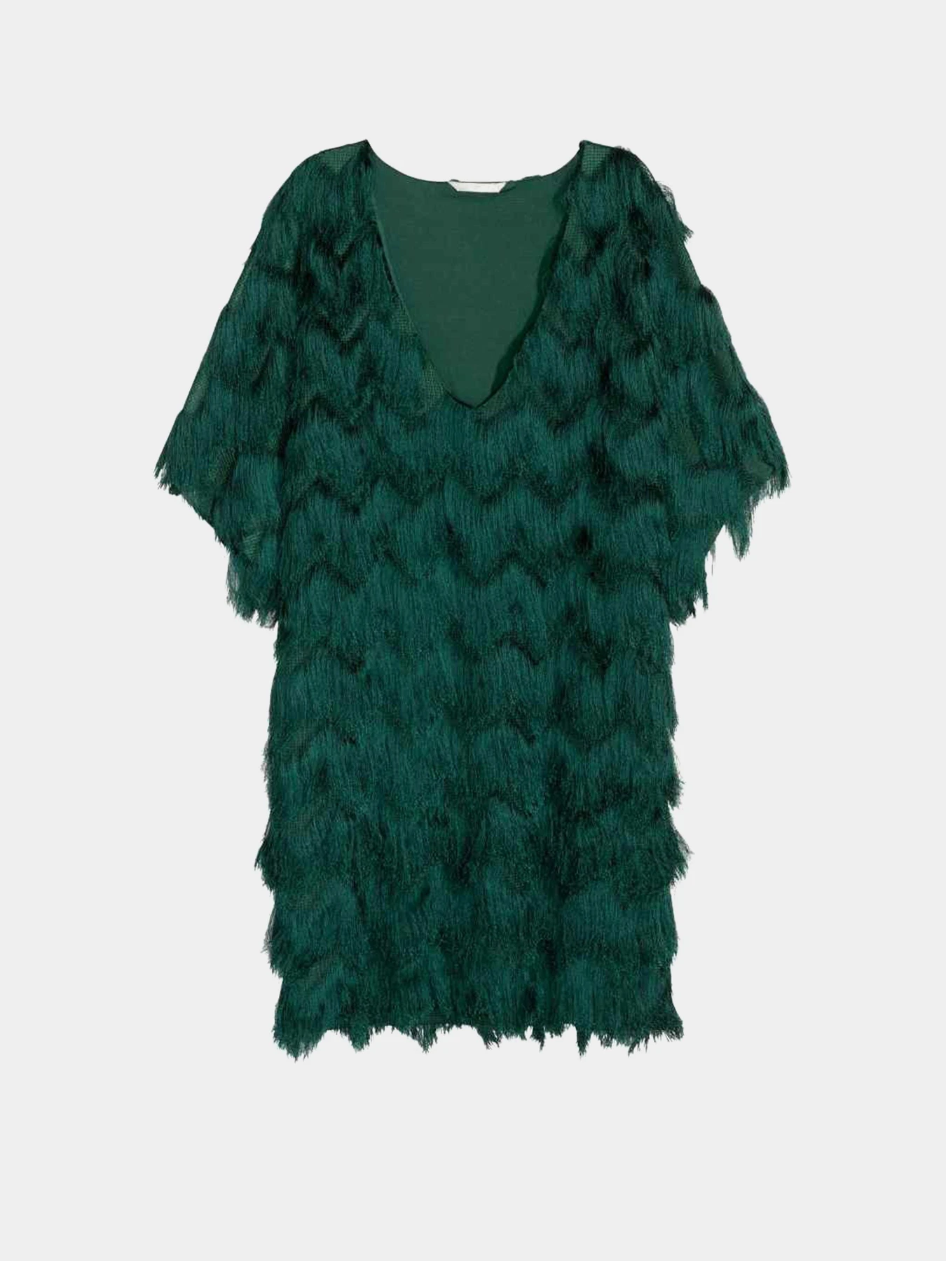 Платья H&M модель 3468702wer_Темно-зеленый Фото