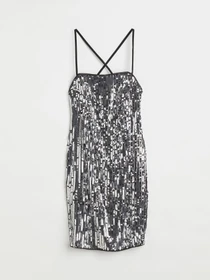 Платья H&M модель 1092323wer_Серебристый Фото