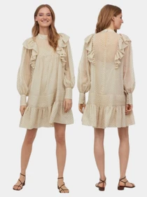 Платья H&M модель 8856171wer_Светло-бежевый Фото