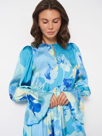 Платья H&M модель 1125669wer_Бирюзовый Фото