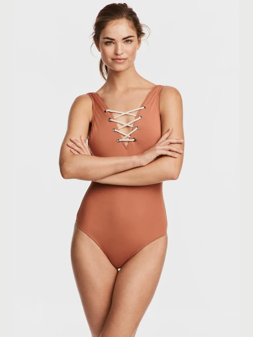 Одежда для пляжа H&M модель 4926085log_Терракотовый Фото