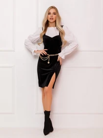 Платья ISSA Plus модель SA-364_black Фото