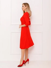 Платья ISSA Plus модель 12859_red Фото