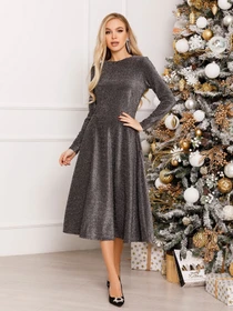 Платья ISSA Plus модель 13088_black Фото